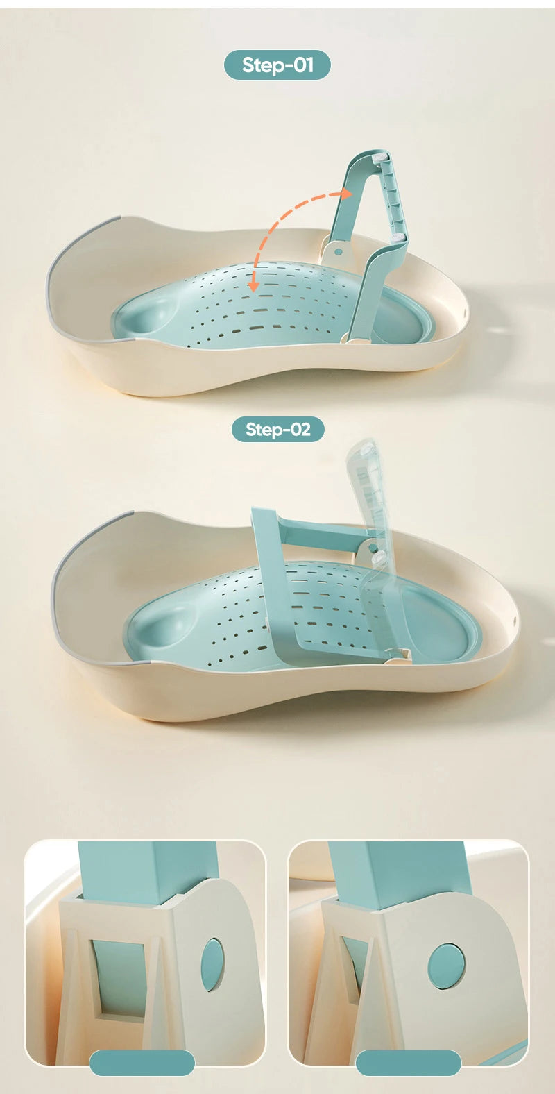 Simple Baby Bath Tub Rack Foldable Bathtub for Babies Bathtubs Anti Slip Holder Newborn Shower Net Seat Infants Care Accessories