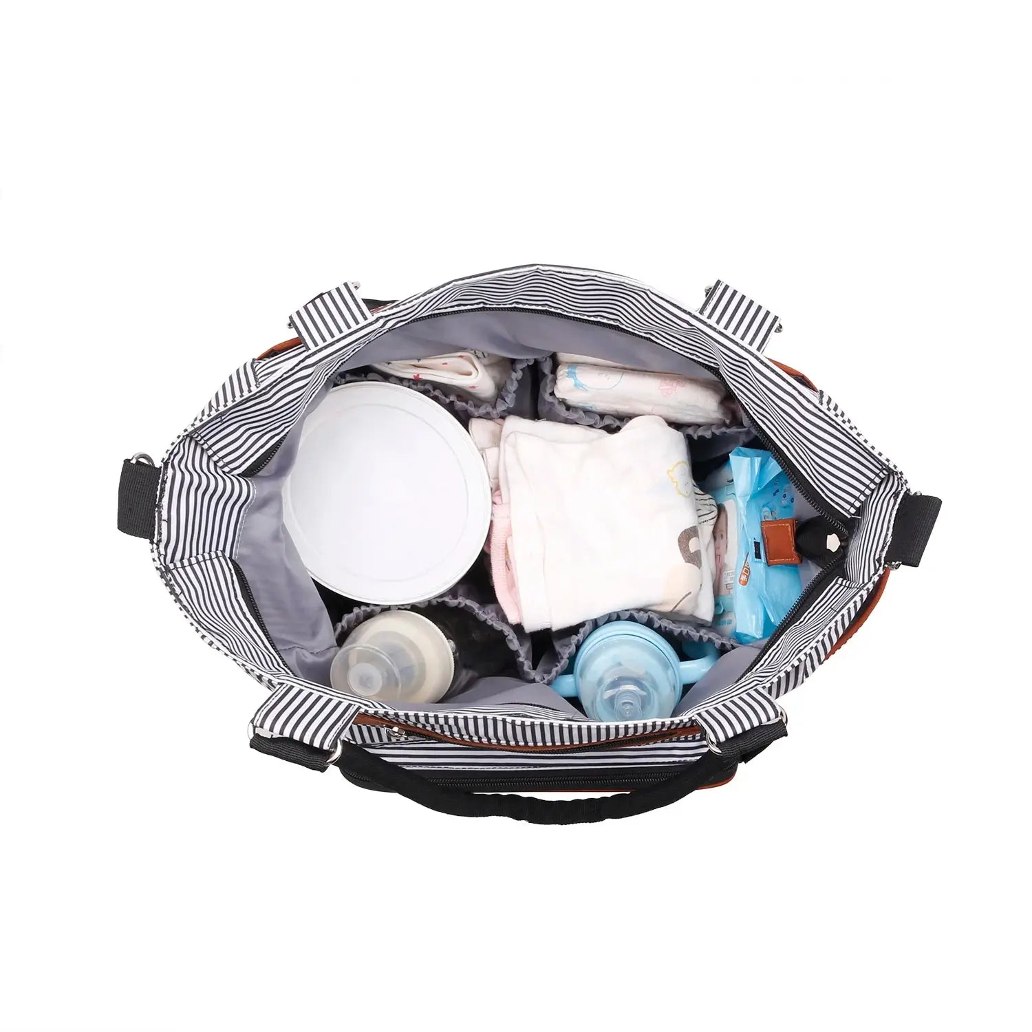7pcs Nappy Changing Bag Set,Multifunction Mummy Tote Bag Baby Changing Bag Shoulder Handbag Travel Diaper Bag Nova Trendz