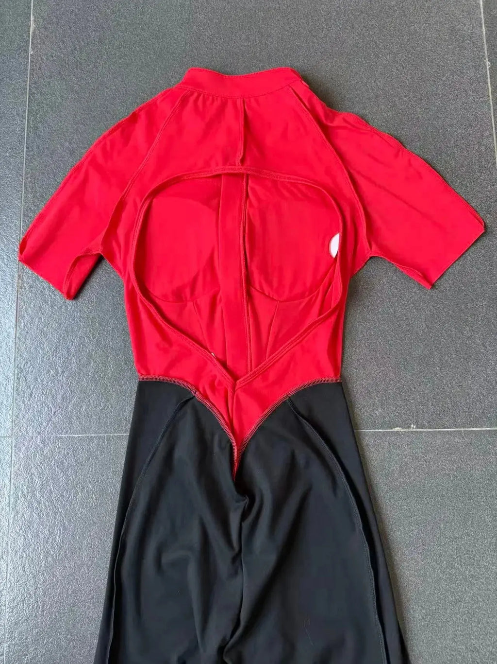 Yoga Bodysuit Short Sleeves Women's Tracksuits Gym Zipper Jumpsuits Sports Workout High-intensity Fitness One-piece Tights Suit - Nova Trendz