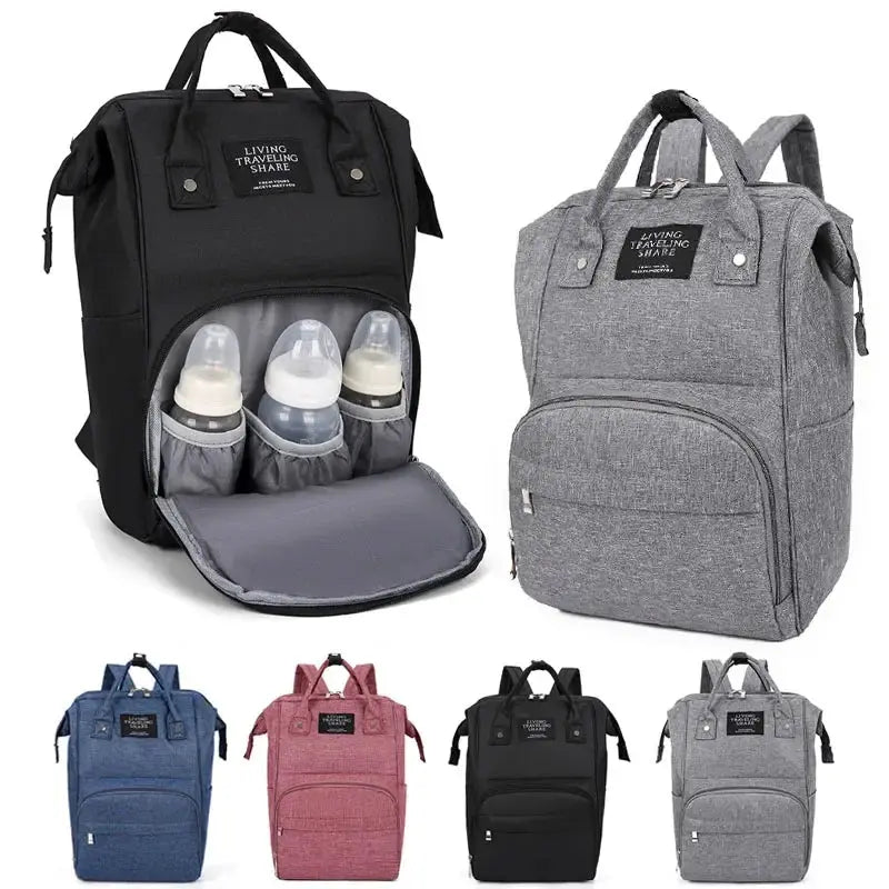Nappy Backpack Diaper Bag Mummy Large Capacity Bags Mom Baby Multi-Function Waterproof Outdoor Travel Diaper Bags for Baby Care Nova Trendz