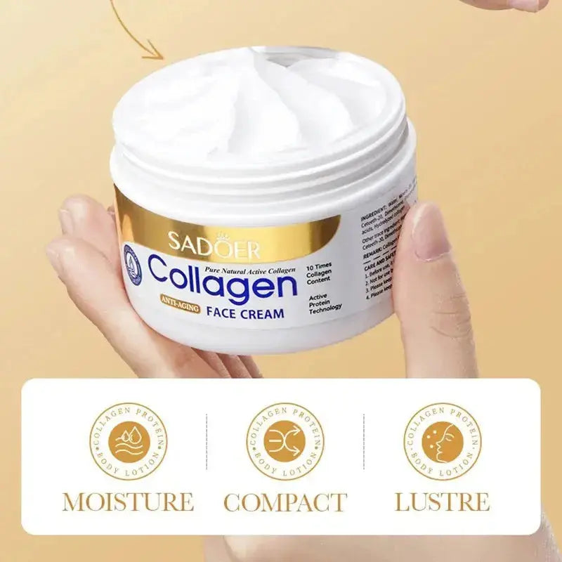 SADOER Collagen Skin Care Serie Collagen Facial Mask Moisturizing Anti-aging Repair Brightening Skin Facial Mask Facial Skincare Nova Trendz