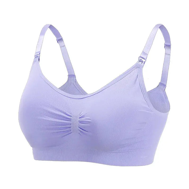 High Quality Maternity Nursing Bras Cotton Breastfeeding Pregnant Underwear Seamless Large Size Breathable Bra Push Up Nova Trendz
