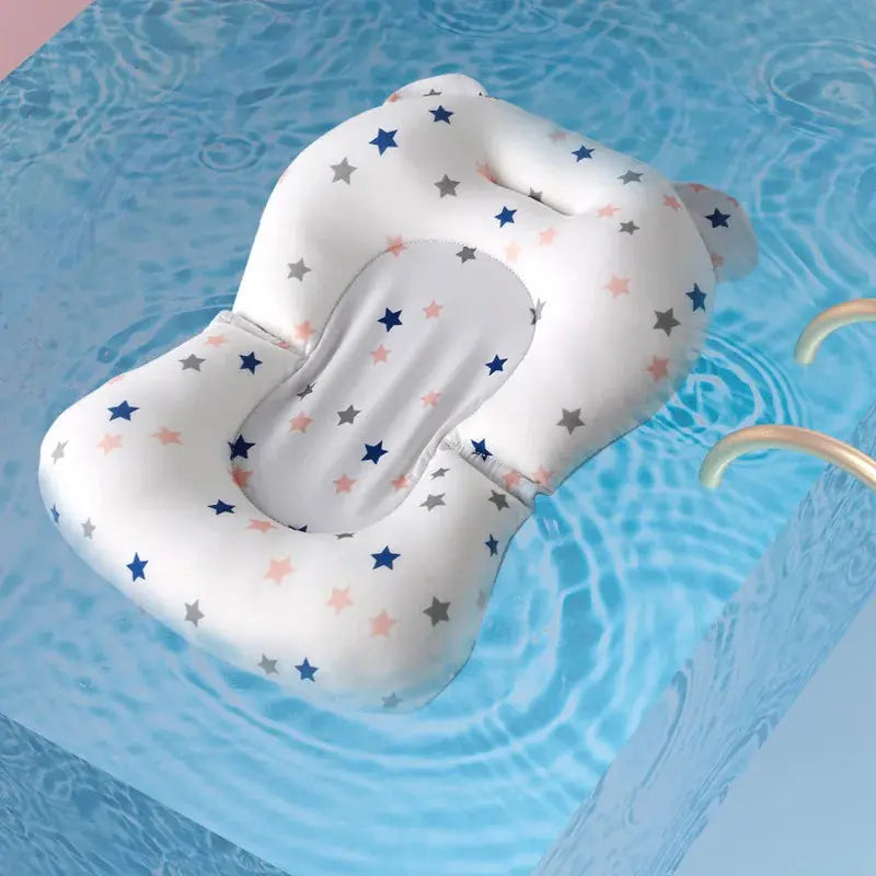 Baby shower lying down, baby shower artifact can sit and lie down, newborn net bag bath pad, bathtub floating pad Nova Trendz