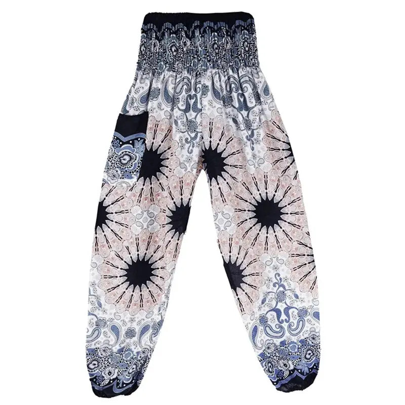 Yoga Pants Women Hippie Harem Printed Leggings Boho High Waisted Pantalone De Mujer Cintura Alta Calca Feminina Beach - Nova Trendz