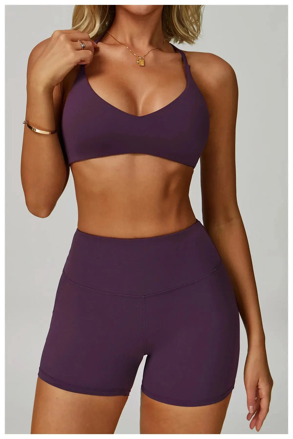 Hearuisavy Breathable Sports Bra Women Quick Drying ShockProof Gym Workout Top Casual Yoga Clothing Push Up Running Fitness Bras - Nova Trendz