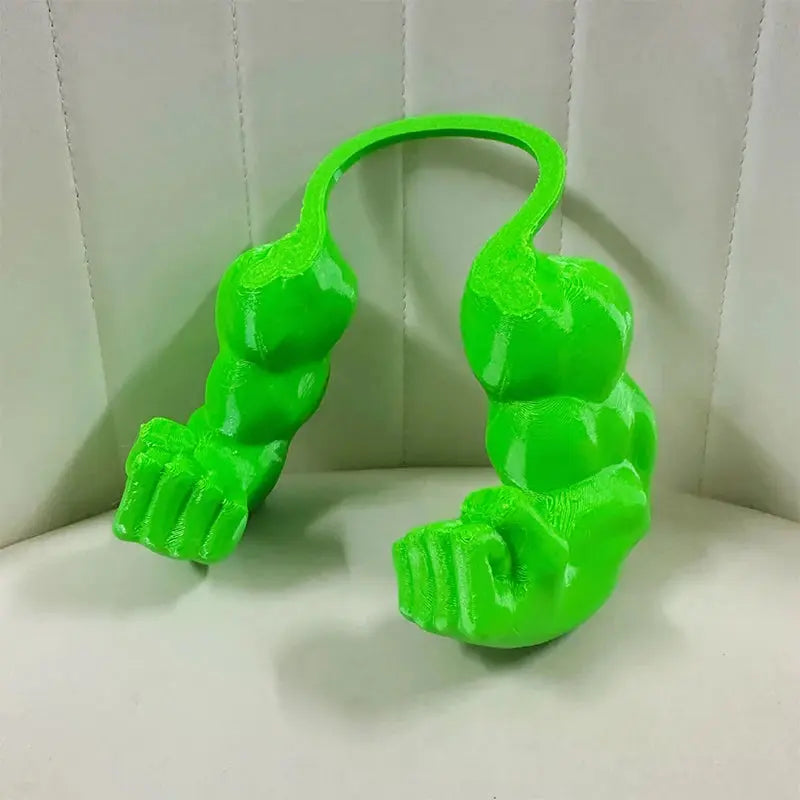 Funny Cat Muscle Arm Clothing Decoration Props 3D Printed Pet Interactive Neck Hanging Toy Role-playing Accessories Birthday Toy Nova Trendz