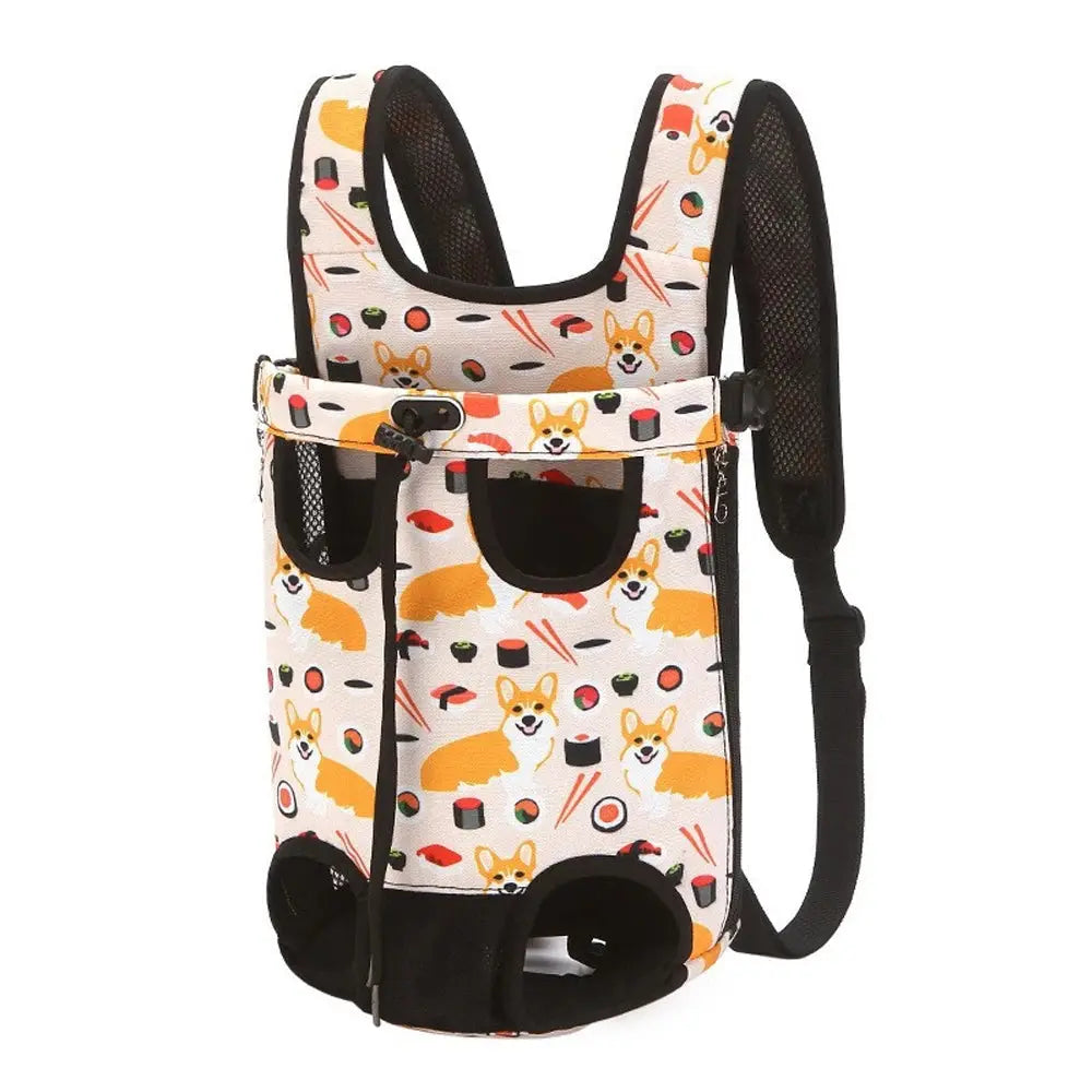 Adjustable Cat Carrier Bag Pet Double Shoulder Backpack Portable Bag Outdoor Travel Camping Hiking Cat Bag Dog Bag - Nova Trendz