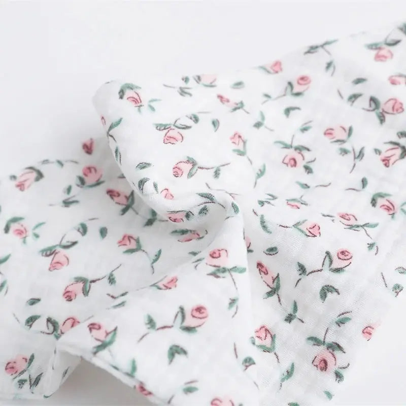 Baby Bath Towel Cotton Burp Cloth Soft Absorbent Gauze Kindergarten Washcloth Nova Trendz
