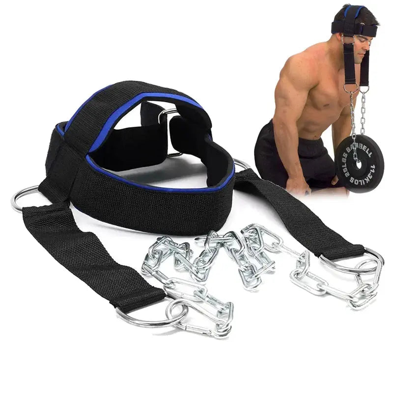 Head Harness Sports Neck Training Exerciser Strap Muscle Builder Home Gym for Strength Fitness Weight Lifting Workout Boxing MMA Nova Trendz
