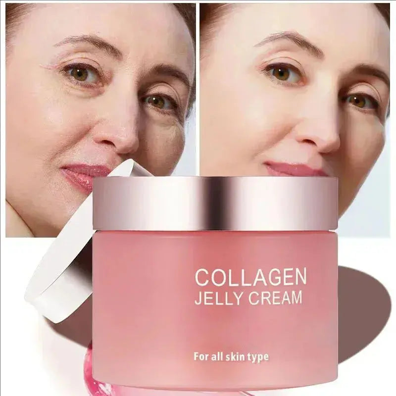 Sakura Mask,Collagen Jelly Cream Niacinamide And Hydrolyzed Collagen Strengthen Skin Barrier Lasting Moisturizing Skin Face Care Nova Trendz