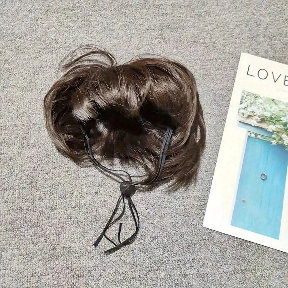 Funny Pet Cosplay Wig Short Dog Costume Wig Pet Decorations Cats Hair Hat Costumes Head Accessories Halloowen Christmas Supplies - Nova Trendz