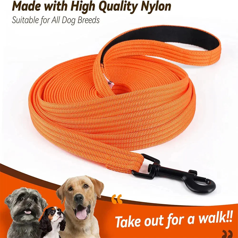 Nylon Dog Training Leashes Walking Pet Leash Long Lanyard Traction Rope for Small Large Dogs 4.5M 10M 15M Lead Item - Nova Trendz