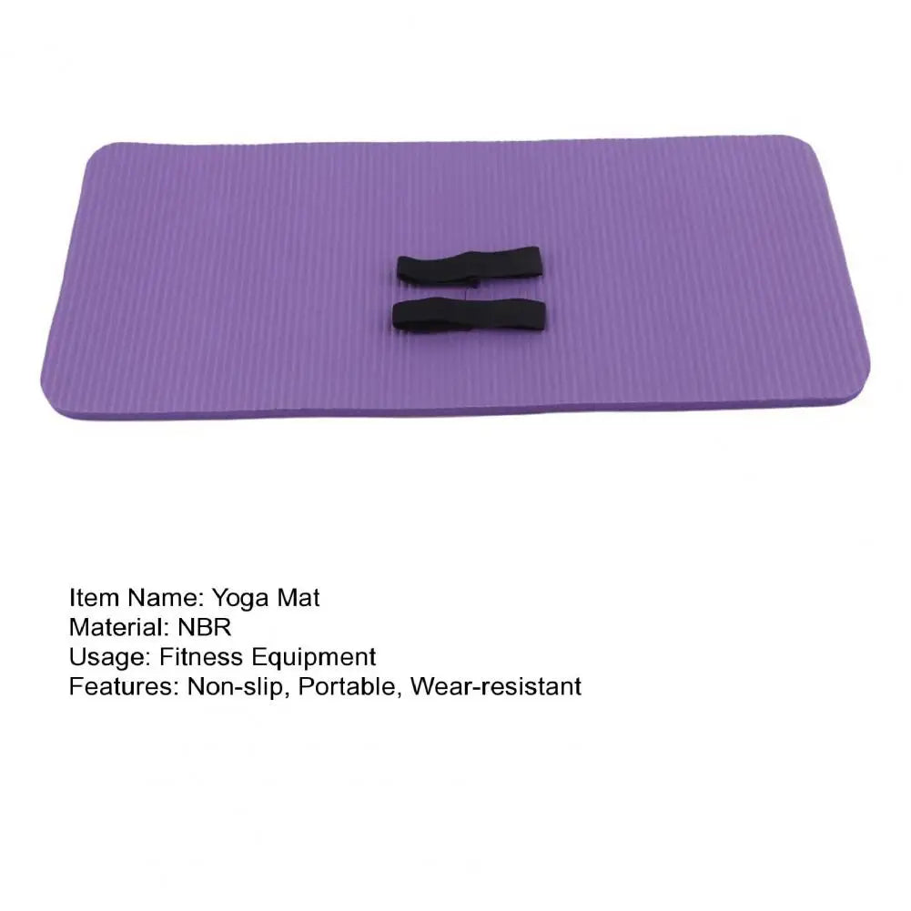 Nbr Yoga Mat Yoga Mat Professional Yoga Sports Mat with Non slip Design for Pilates Joint Soft Rubber Elbow for Floor Nova Trendz