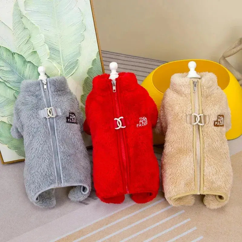 Pet Dog Clothes Large Dogs Sweatshirt Sweater Warm Jackets Coats Small Winter Hat Cloak Fur Coat Clothing Suit Big Medium Jumper Nova Trendz