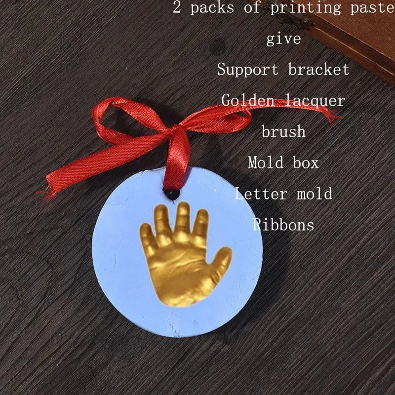 Baby Handprint Footprint Kit DIY Inkless Hand And Foot Art Crafts Ornament Keepsake Capture Memories Hand Foot Nova Trendz