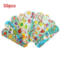100pcs Cartoon Animal Pattern Waterproof Hemostasis Kids Band Aid Stickers Adhesive Bandage Wound Strips Plasters for Children Nova Trendz