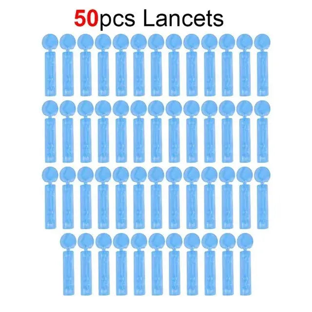 50Pcs Blood Glucose Test Strips/Lancets For G-425-3/G-425-2/G-425-1/G-427B Glucosemeter Blood Sugar Testing Papers Blood Collect Nova Trendz