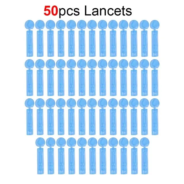 50Pcs Blood Glucose Test Strips/Lancets For G-425-3/G-425-2/G-425-1/G-427B Glucosemeter Blood Sugar Testing Papers Blood Collect