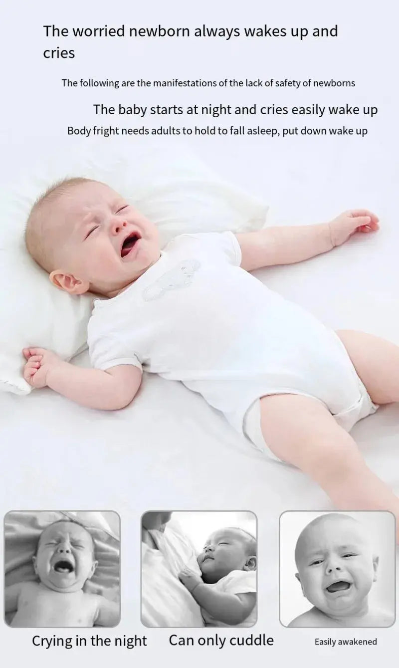 Newborn Baby Swaddle Wrap Adjustable Newborn Hat Set Anti-kick Swaddle Warm Soft BlanketSuitable for Babies Aged 0-3 Months - Nova Trendz