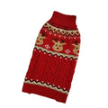 Dog Winter Clothes Pet Christmas Red Sweaters Sleeveless Gingerbread Reindeer Pattern Soft Warm Fall Winter Cats Dogs Clothes Nova Trendz