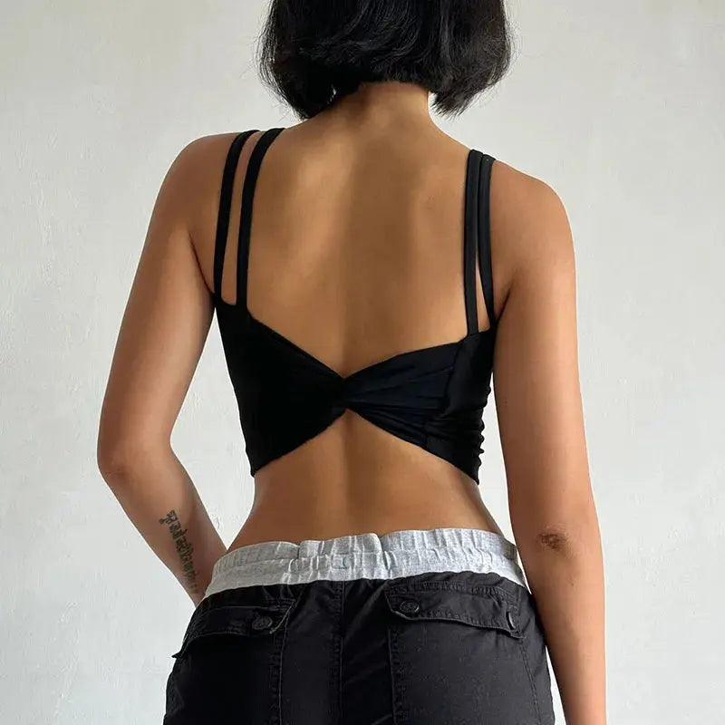 Women's Sports Bras Fitness Top, Sexy Lingerie, Push Up Fixed Pad, Yoga Bra, Back knotted Underwear, Running Vest, Gym Tops - Nova Trendz