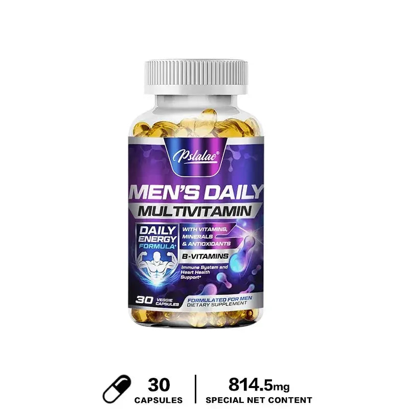 Men's Daily Multivitamin Supplement - Provides Cognitive Brain Health, Energy and Stamina, and Muscle Mass Vegan Nova Trendz