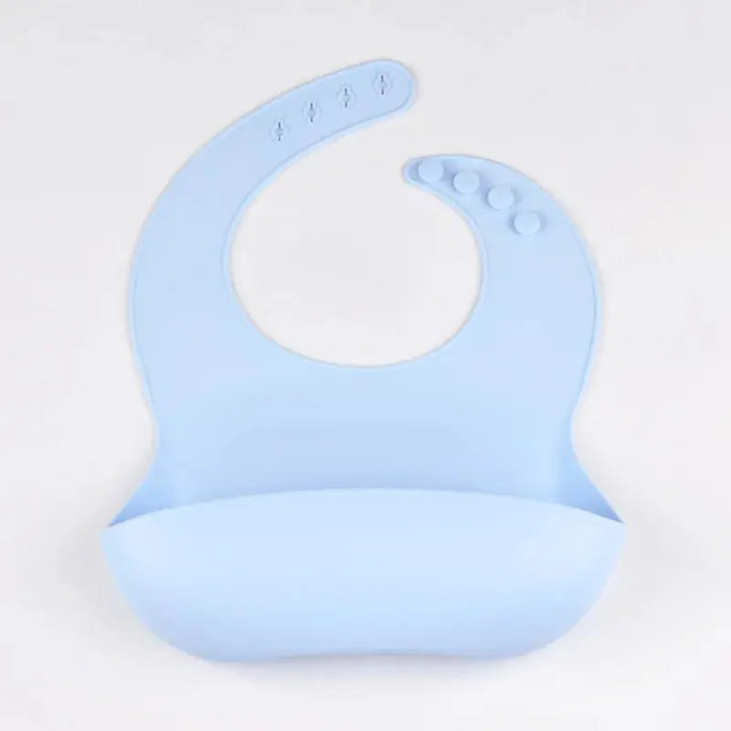 Baby Silicone Tray Bib Waterproof Soft 4-speed Adjustable Bibs Newborn Eating Food Isolate Dirt Feeding Saliva Pocke Kids Stuff Nova Trendz