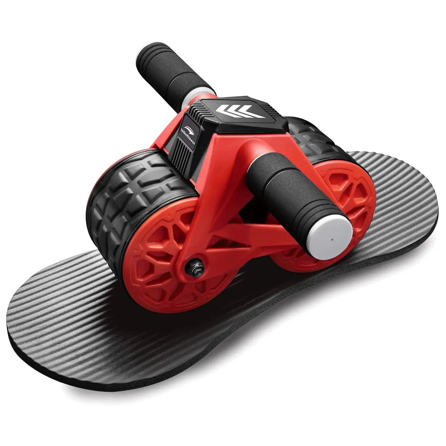 leikefitness Ab Wheel Roller Automatic Rebound with Knee Pad Mat,Core Muscle Ab Trainer with Intelligent Display, Ab Workout Equ Nova Trendz