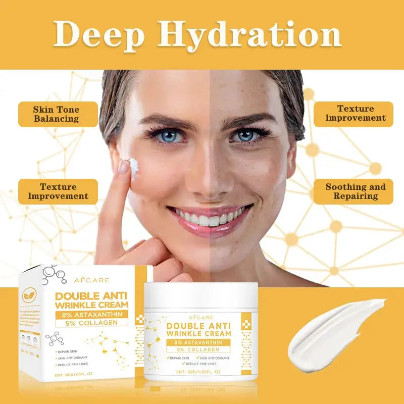Astaxanthin Anti Wrinkle Face Cream Retinol Anti-aging Moisturizer Cream Nourishing Skincare Products Balance Skin Tone Nova Trendz