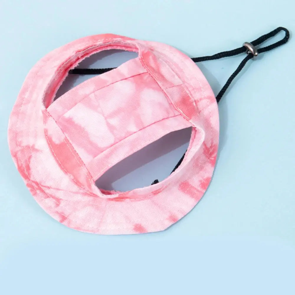 Pet Hat with Ear Holes Summer Outdoor Cute Dog Cat Hat Colorful Adjustable Baseball Cap for Small Medium Dogs Cats Pet Supplies Nova Trendz