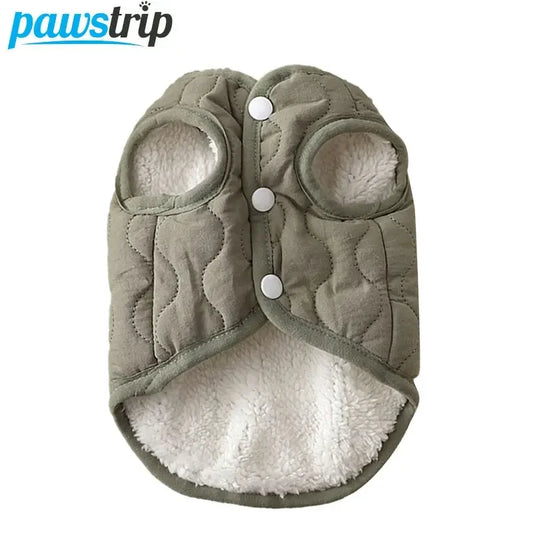 Thickened Warm Dog Coat Jacket Pet Dog Clothes for Small Medium Dogs Fleece Puppy Clothes Chihuahua Yorkshire Clothing