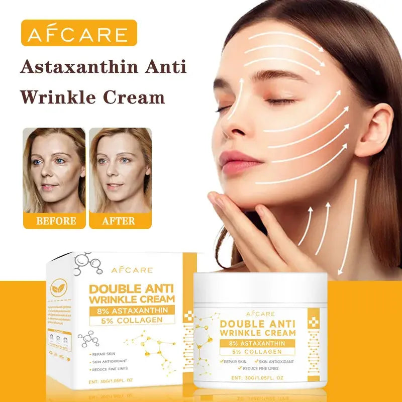 Astaxanthin Anti Wrinkle Face Cream Retinol Anti-aging Moisturizer Cream Nourishing Skincare Products Balance Skin Tone Nova Trendz
