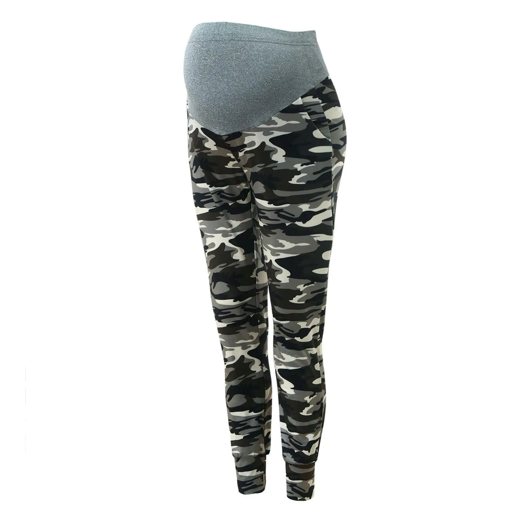 Maternity Clothes Women Camouflage Pants Stretchy Comfortable Lounge Pants High Waist Slim Maternity Leggings Premama Clothing Nova Trendz