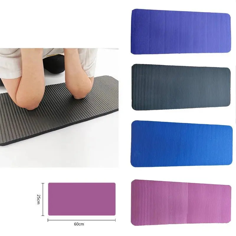 1x Yoga Mat Anti-Skid Sports Fitness Mat 1.5cm Thick Comfort Rubber Yoga Matt For Exercise Yoga And Pilates Gymnastics Mat Nova Trendz