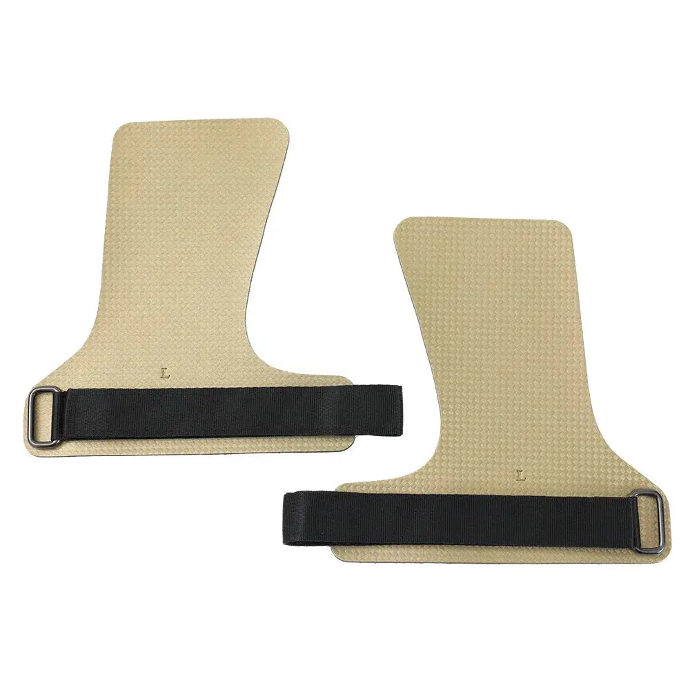 A Pair of Carbon No Finger Hole Hand Grips for Crossfit Pull Ups Cross Training Kettlebell Gymnastics Workout Palm Protector Nova Trendz