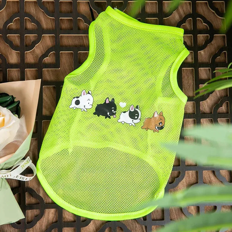 Dog Clothes Mesh Breathable Cool Vests Puppy Summer Clothes For Small Dogs Cat Pet T-Shirt Large Breed Ropa Para Perros Nova Trendz