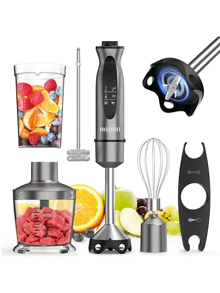 1000 Watt Powerful Handheld Immersion Blender, Vegetable Meat Immersion Egg Beater For Smoothies, Sauces, Baby Food Soups Nova Trendz