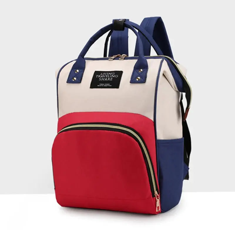 Large Capacity Canvas Mummy Bag Multifunctional Baby Bottle Thermal Insulation Travel Storage Bag Fashion Mummy Bag Hanging Bag Nova Trendz