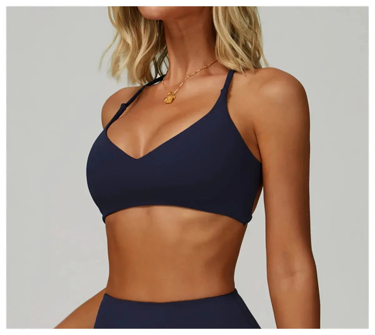 Hearuisavy Breathable Sports Bra Women Quick Drying ShockProof Gym Workout Top Casual Yoga Clothing Push Up Running Fitness Bras - Nova Trendz