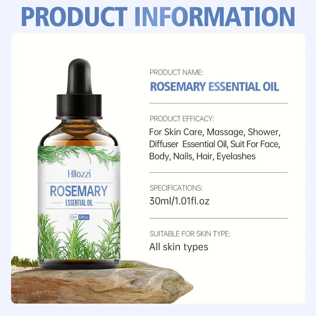 Rosemary essential oil hair care scalp massage skin care high quality essential oil suitable for all hair types nourishing care Nova Trendz