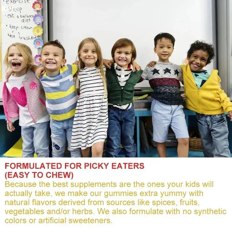 Kids Multivitamins Gummies - Support Children's Development, Provides Energy, Supports Brain, Eye & Overall Healthy Development Nova Trendz