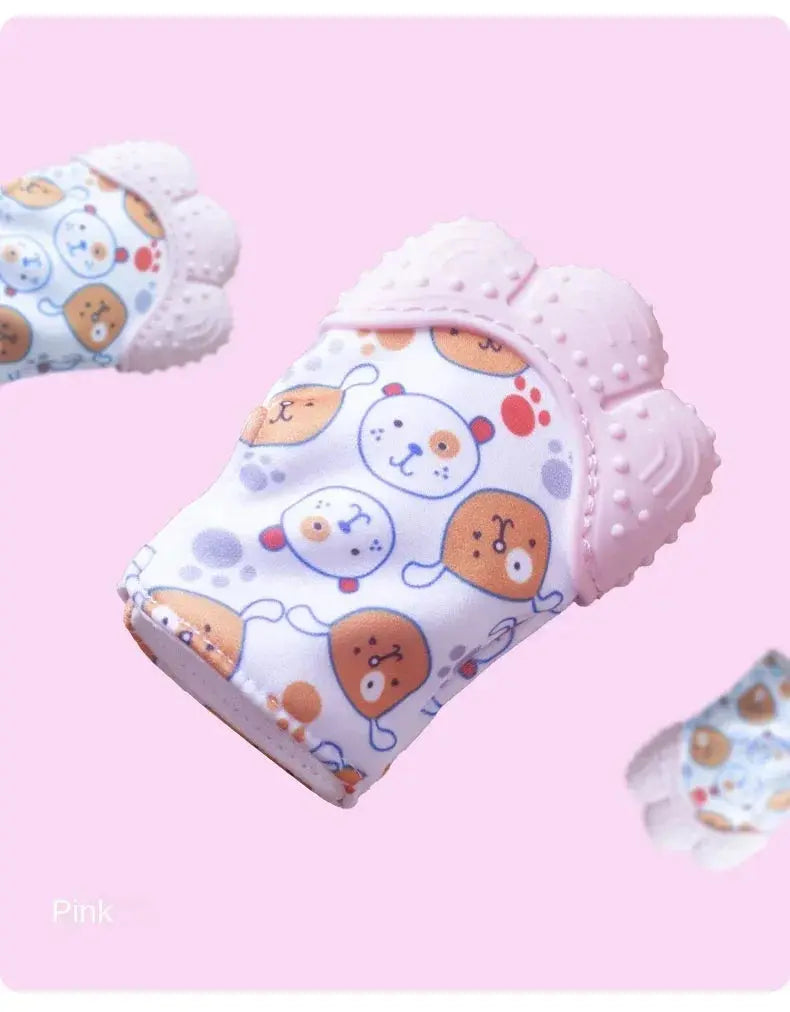 Baby Teething Silicone Gloves Multi-Layer Breathable Chewing Gloves Baby Teething Toys Baby Self Soother Teether Teething Toys Nova Trendz