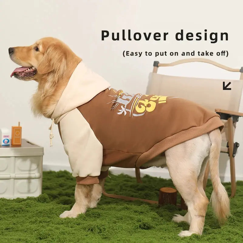 HOOPET Dog Clothes Fall and Winter Models Labrador Dogs Border Collie Pet Clothing Spring and Large Dog Sweater Winter Nova Trendz