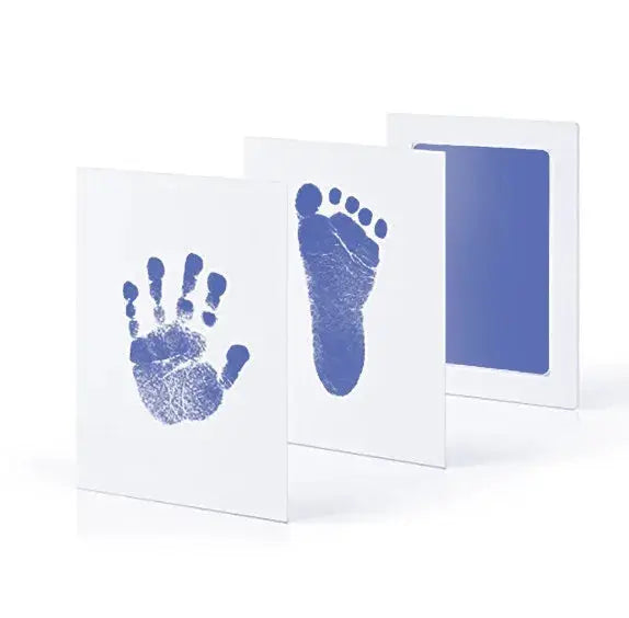 Newborn Baby DIY Handprint Footprint Kit Ink Pads Photo Frame Handprint Toddlers Souvenir And Pet Cat Dog Paw Prints Nova Trendz