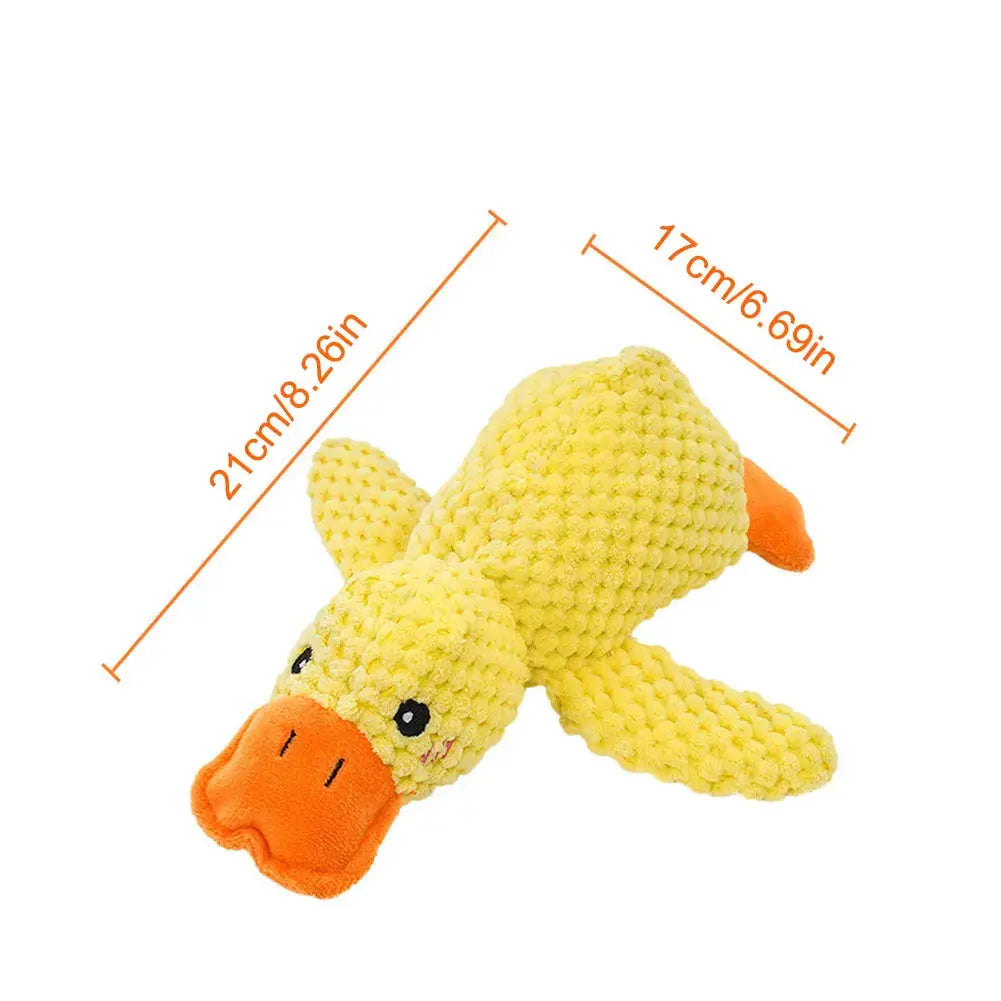 Dog Calming Duck Pet Plush Toy with Quacking Sound Calming Duck Dog Toy Pillow Toy Dog Stuffed Animals Chew Toy for Dogs Nova Trendz