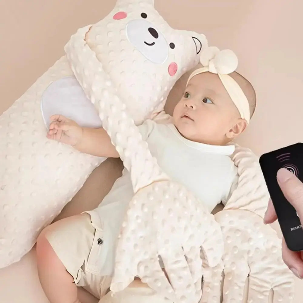 Remote Control Electric Baby Sleep Toy Cartoon Bear Shaped Plush Soothing Dolls Cartoon Baby Sleep Aid Comfort Soother Pillow Nova Trendz