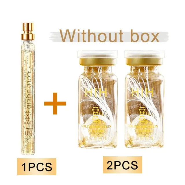 Korea 24k Care Serum Active Collagen Silk Care Lifting Firming Set Hyaluronan Silk Line Moisturizing Essence Firming Skin Care Nova Trendz