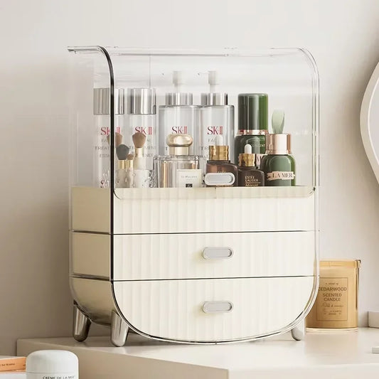 Drawer-Type Cosmetics Storage Box Transparent Dust-proof Skincare Jewelry Organizer Skincare Display CasesInsect-proof Organizer