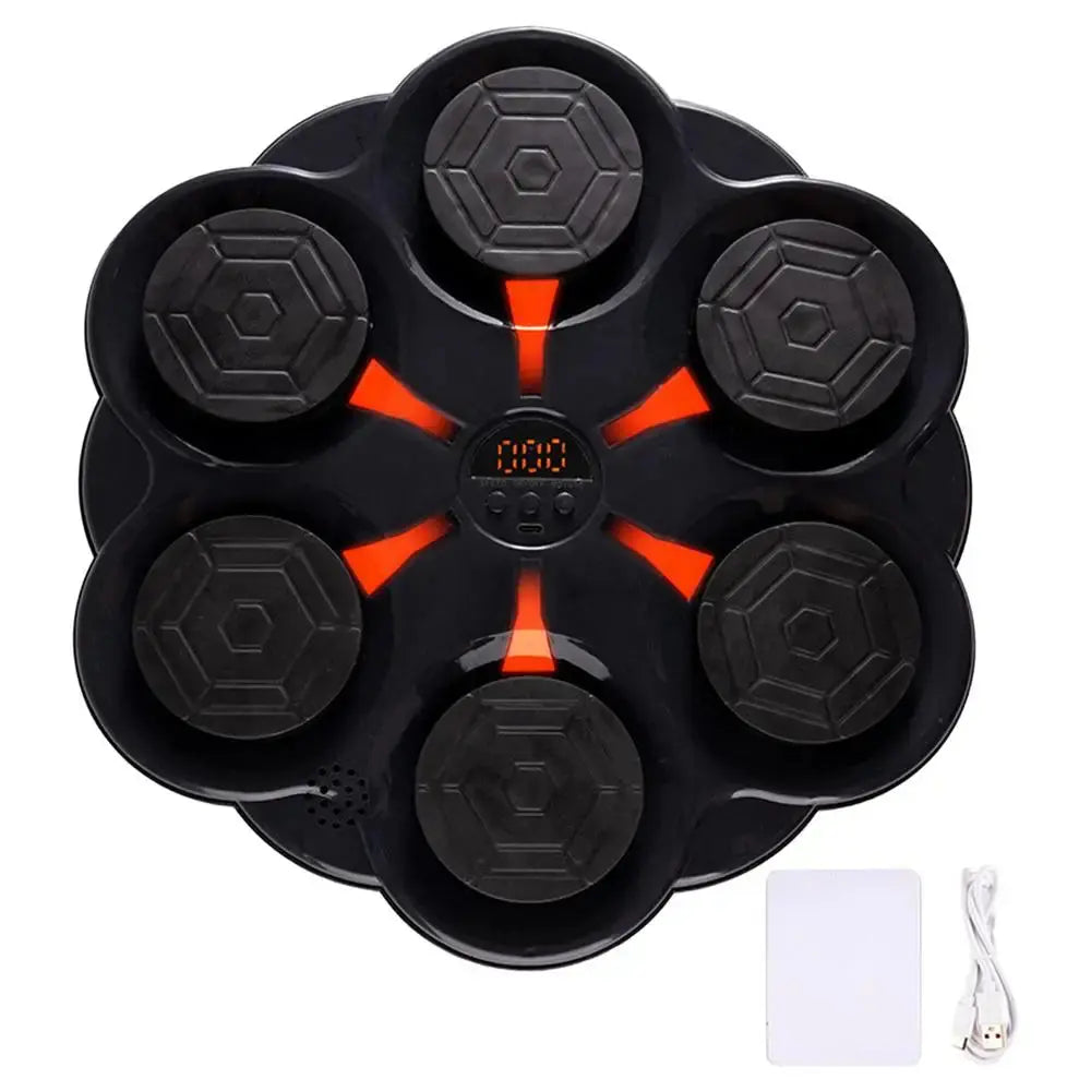 Music Boxing Machine Music Boxing Punches Wall Mounted Workout Boxing Target Machine Charging for Kids Adults Home Exercise Nova Trendz