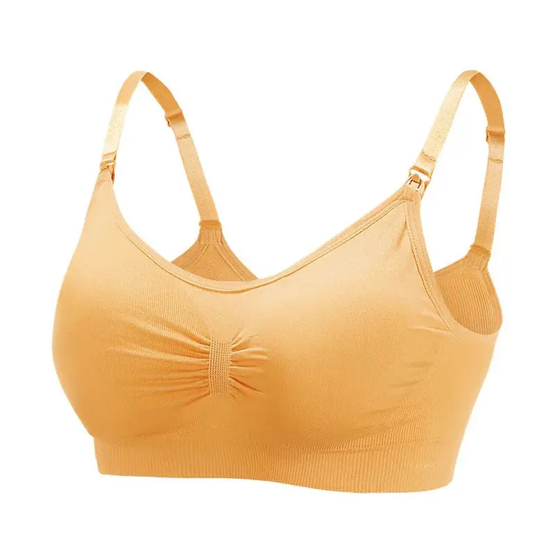High Quality Maternity Nursing Bras Cotton Breastfeeding Pregnant Underwear Seamless Large Size Breathable Bra Push Up Nova Trendz